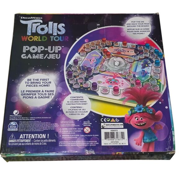 Trolls World Tour Pop-Up Game - Picture 2 of 3